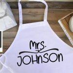 Standard White Kitchen Apron - Image 6