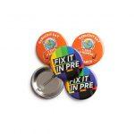 Basic Circular Pin Badge (Pack 5) - Image 3