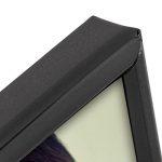 Glossy BLACK SILVER PLATED Photo Frame - Image 2