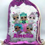 Sequins Drawstring Back-pack - Image 6