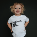 Kids Round-neck White Tshirt - Image 2