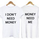 Adult Round-Neck White Tshirt - Image 3