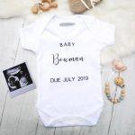 White Short Sleeves Baby Grows - Image 4