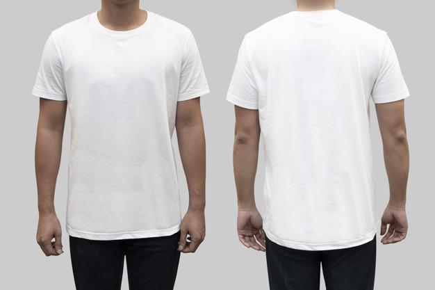Adult Round-neck Plain White Tshirt – Rock Photos Online