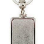 Rectangular Metal Keyring - One Side - Image 3