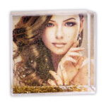 GOLD Glitter Shake Photo Frame - Image 2