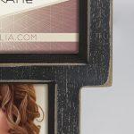 MANTOVA BLACK Double Photo Frame - Image 2