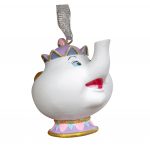 Disney Set of 4 Beauty & The Beast Resin HANGING DECORATIONS - Image 2