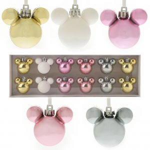 Mini Mickey BAUBLES (Set of 12)