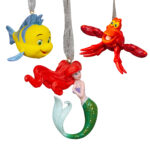 Disney Little Mermaid Set of 3 HANGING DECORATIONS