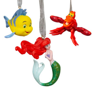 Disney Little Mermaid Set of 3 HANGING DECORATIONS