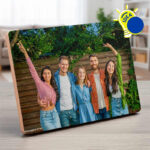 WOOD Photo Panels with Stand